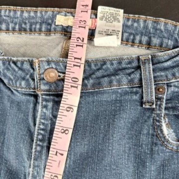 Levi Plus Jeans 22 W Boot Cut 31'' Inseam Medium Wash Stretchy - Picture 5 of 9